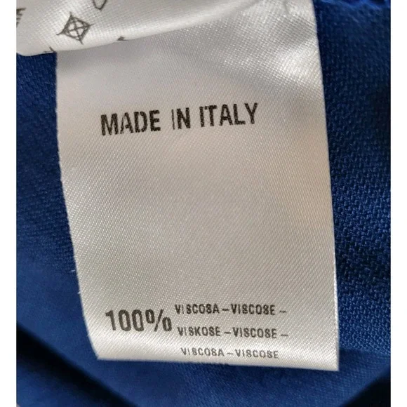 TELA Italian Elegant Evening Belluto Fluido Gown Maxi Velvet Dress W Zip 44 M 10 - Picture 9 of 12